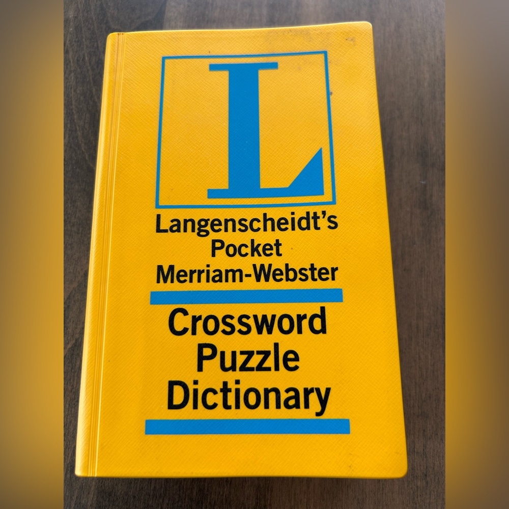 Langenscheidt's Pocket Crossword Puzzle Dictionary